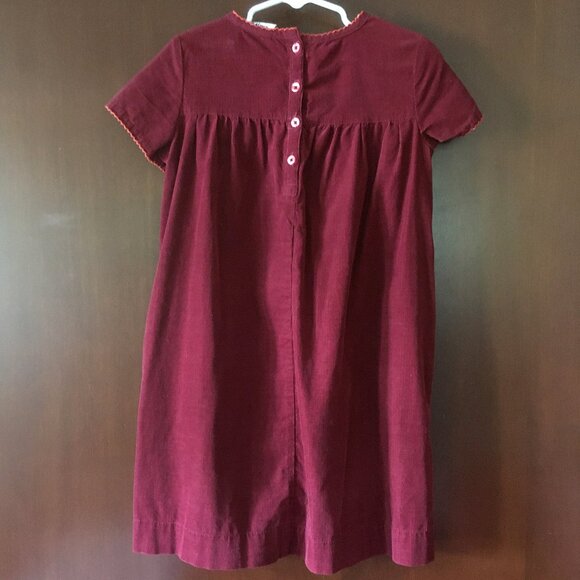 Mini Boden smocked corduroy dress 7-8Y - Picture 8 of 9